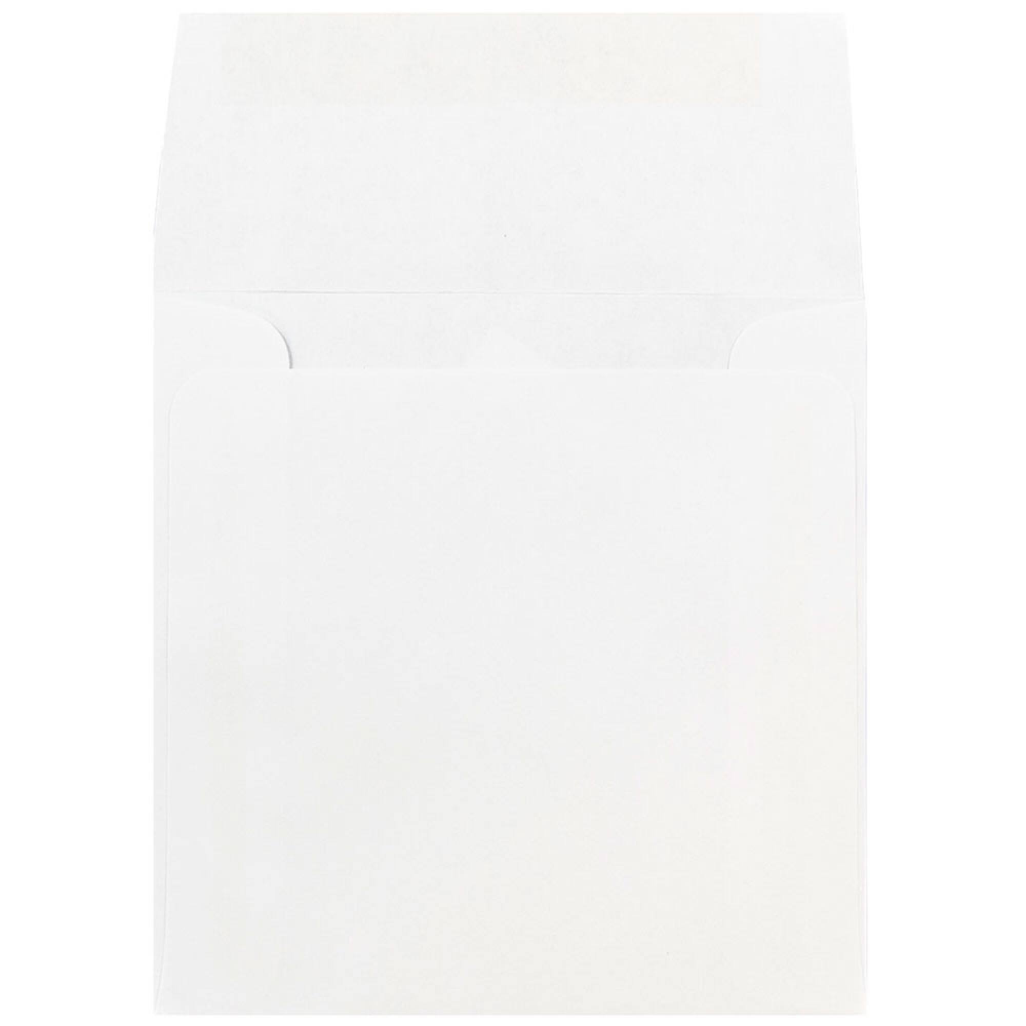 JAM Paper White Square Invitation Envelopes